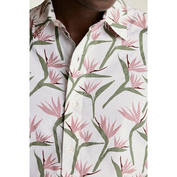 Bonobos Riviera Short Sleeve Men's Shirt Floral Buttondown Slim Fit XS 283357 - Picture 4 of 11